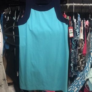 IZOD NWT 2 tone blue dress - turquoise& navy golf